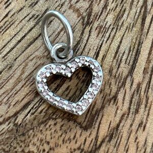 Pandora Pave Heart Charm